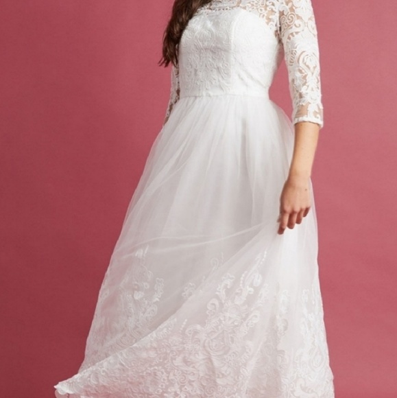 NWT Modcloth Chi Chi London long wedding dress - Picture 5 of 11